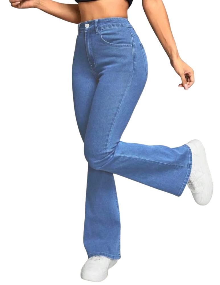 Calça Jeans Flare