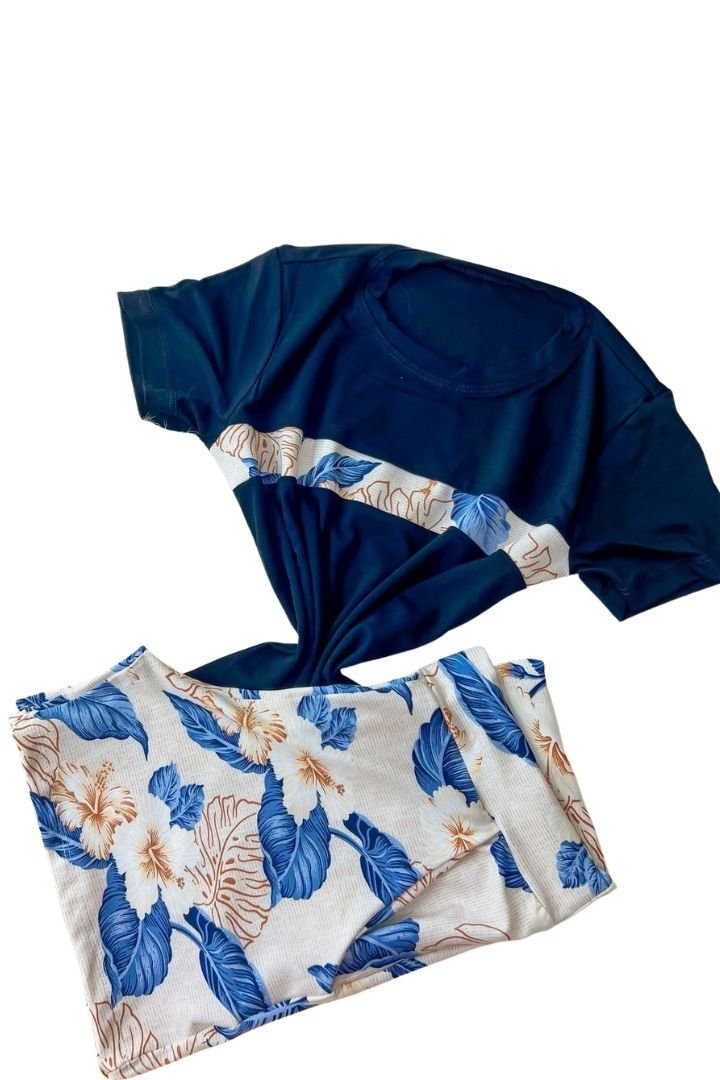 Conjunto Crepe Manga