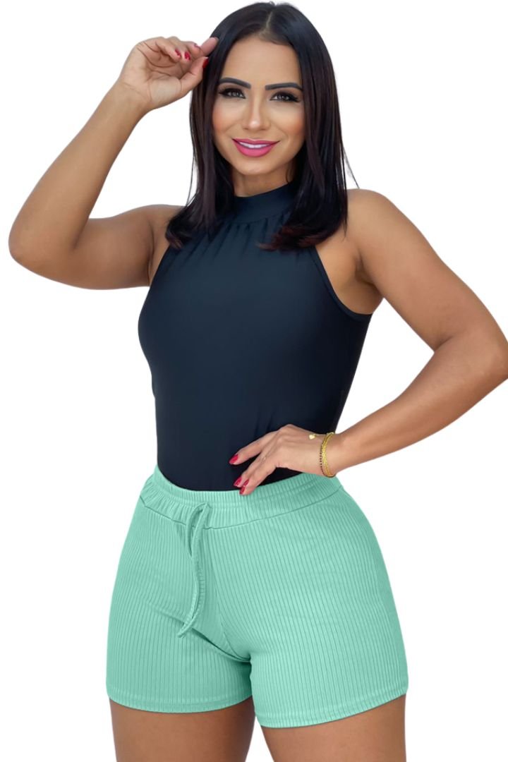 Short Canelado